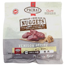 PRIMAL 派莫 成犬用 凍乾主食磚, 鹿肉, 155g, 1包