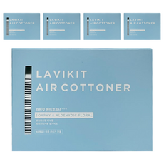 LAVIKIT AIR COTTONER 衣物柔軟香氛紙 皂香, 40入, 5盒