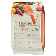 유한양행레시피브이 어덜트 강아지 세븐제로 건식사료, 연어, 5.4kg, 1개