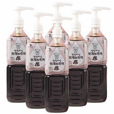 해밀생활건강 펌핑타임 헛개농축액, 1L, 6개