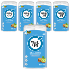 KleanNara 可綠納樂 愛惜使用的天然紙漿廚房紙巾, 8入, 5個