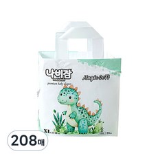 나비잠 매직소프트 팬티형 기저귀 남여공용, 특대형(XL), 208매