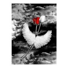 Daysoy 神秘幻想 DIY 鑽石畫套組 20 x 30 cm, 20 天使, 1套