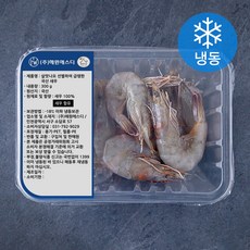 살맛나요 선별하여 급랭한 국산 새우 (냉동), 300g, 1개