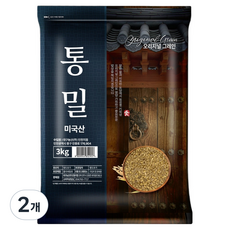 오리지널그레인 미국산 통밀, 3kg, 2개