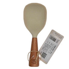 SHUEHO 樹可 熊熊站立飯勺 - 原創造型, 優質材料, 兒童適用, 米白色, 1個