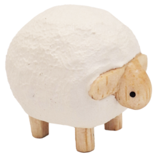 T-Lab. 手工木偶 十二生肖 羊, 天然合板木, 2 x 3cm