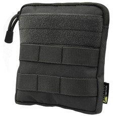 FIKER TACTICAL 戶外拉鍊多功能收納包 黑色