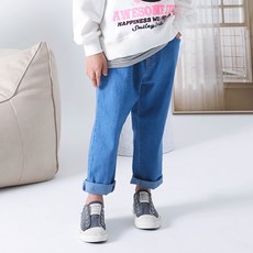 키즈코디 아동용 편안한 배기 데님 팬츠