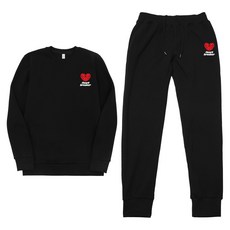JB FASHION 愛心縮口褲運動上下套裝