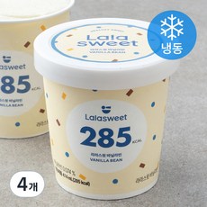 라라스윗 바닐라빈 아이스밀크 (냉동), 474ml, 1개입, 4개