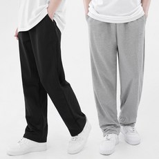 男款四季運動鬆緊長褲2件組