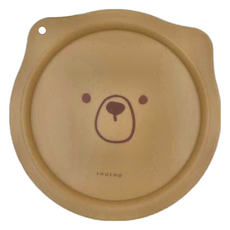 SHUEHO 樹可 雙耳折疊瀝水盆 食品級PP材質 167g, 21 x 3~8cm, 熊熊, 1個