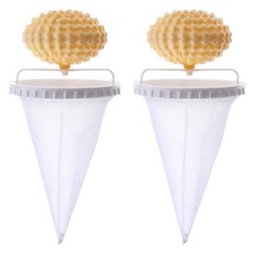 生活美食 洗衣機濾網, 黃色, 2個