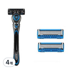 도루코 PACE 7 2 Fresh 면도기 + 면도날 2개, 4세트