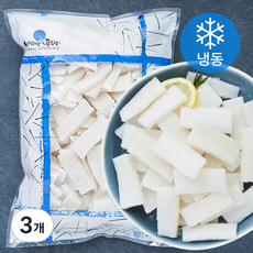 The더착한 오징어 슬라이스 (냉동), 1kg, 3개