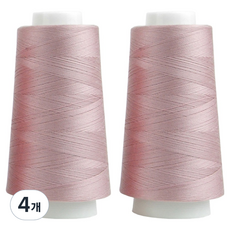 UNIQUE Premium OWL Coresa 45支2股縫紉線, 8 玫瑰粉, 4個