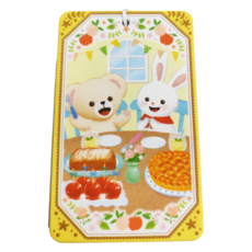 FaFa 繪本系列 吊掛式空氣清新芳香片 隨機圖案 4片, 果味麝香, 1組, 15g