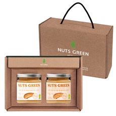 넛츠그린 무가당 땅콩버터 스프레드 2종 선물세트, 3세트