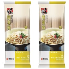 五木 關東麵, 嚴選原料製成, 無添加麵質改良劑及人工防腐劑, 375g, 2包
