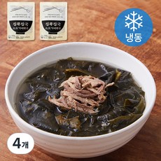 집콕집국 소고기 미역국 (냉동), 500g, 4개