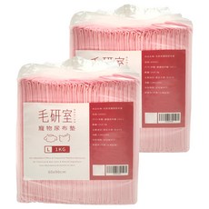 寵物尿布墊 超值包 1kg, 2包, 25片, L - 寵物尿墊 狗狗尿布墊
