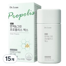 닥터린 WCS 면역 & 그린 프로폴리스 맥스 90g, 60정, 15개