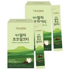 티젠 제주 말차 초코 밀크티, 15g, 20개입, 2개