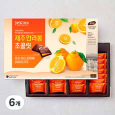 제키스 제주 한라봉 초콜릿, 192g, 6개
