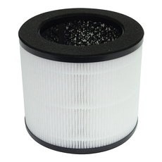 PUREBURG 淨博 高效HEPA 2合1空氣濾網濾心 附活性碳 適用於Chimei 奇美 360度全淨化DC省電空氣清淨機 AP-03SRC1, 1個, 1202-01