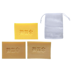 Sophie Savon 蘇菲皂 基礎皂體驗組合 體驗皂3顆 + 網袋 淨膚+乾敏+寶貝, 50g, 3個