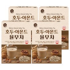 우리차 호두 아몬드 율무차, 18g, 40개입, 4개