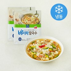 면사랑 바지락칼국수 1인분 (냉동), 332g, 2개