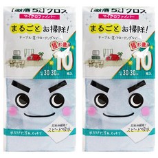 LEC 激落免洗劑清潔巾, 乾濕兩用, 極細纖維, 快速拭淨, 無需洗劑, 30 x 30cm, 2包