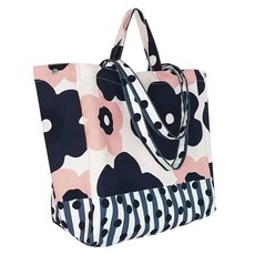 Zappgirlbrabra 泰國手提側背包 - 210 50x35x18cm 帶高11cm, 白色 + 深藍色 + 粉色