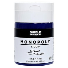 쉴드 모노폴리 아크릴물감 646 Cyanine Blue, 250ml, 1색