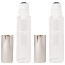 台灣 COSMOS 玻璃滾珠香水瓶 5ml, 透明色, 2件