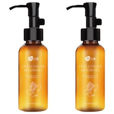 舒力優老薑艾草溫感按摩油 舒緩疲勞、促進循環 草本精華呵護肌膚, 100ml, 2瓶