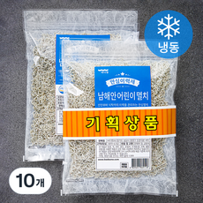 바다원 안심이력제 볶음용 남해안 어린이멸치 (냉동), 150g, 10개