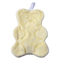 小熊軟糖造型擦手巾 - 檸檬黃, 1條