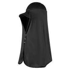 防曬披肩 遮陽罩, 黑色, 1個