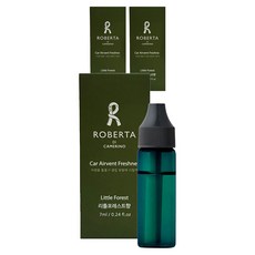 roberta di camerino 車用出風口芳香劑 小森林 補充包 7ml 1入, 3個, Little forest