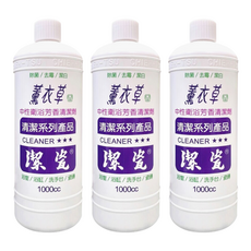 潔瓷 中性衛浴芳香清潔劑, 1L, 3瓶