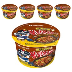 Buldak Ramen 碗裝火辣雞肉鐵板炒麵 日式炒麵風味 100g, 5入