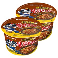 삼양 큰컵야키소바 불닭볶음면, 2개