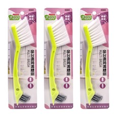 巧巧 幸福草 窗台邊角溝槽刷, 顏色隨機, 3支