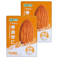 義美生機 香脆杏仁 蒜味, 180g, 2盒