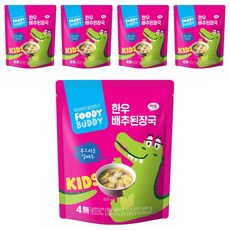 푸디버디 한우 배추된장국, 180g, 5개