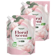 Tamsaa 衣物柔軟精 花香 補充包 2.6L, 2袋