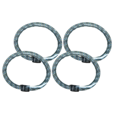 ELEBLO 防靜電手環 條紋灰色 M, 4個